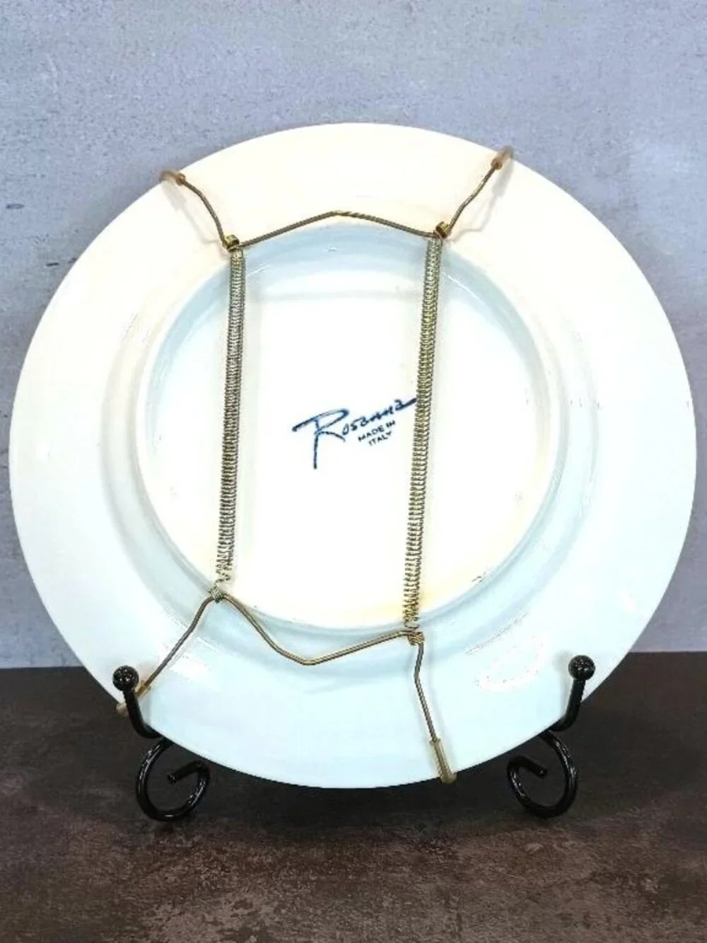Vintage Rosanna Dessert Plate Oh La La  Retro High Heel Italy 8
